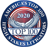 America's Top 100 High Stakes Litigators | Top 100 | 2020